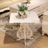 Wholesale Price Furniture of White Hollow Out Small Tea Table thumbnail-1
