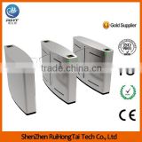 Alarming Turnstile Gate Stainless Steel Electronic Retractable Flap Gate Made in China