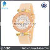 2016 New Brand Dress Casual Clock Female Relogio Watch Diamond Wristwatches Luxury Quartz Women Silicone Dress Watches thumbnail-1