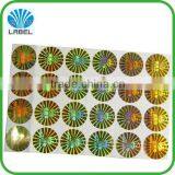 Hologram Label 3D Label Anti-counterfeit Labels With Gold Laser