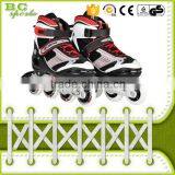Kids Adjustable Aggressive Red Inline Skates With ce thumbnail-5