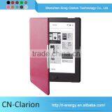 Auto Wake Sleep Funtion Pu Leather Case For Kobo Aura 6 Inch Ereader Cases Leather Case Wholesale thumbnail-3