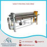Automatic Colorful Sheet Pasting Machine With Easy Installation at Lowest Price