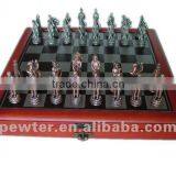 Amerindian Chess /wooden Board/metal Chessman
