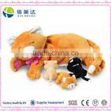 Cute Nina Cat With Baby Cats Soft Plush Toys