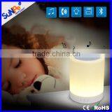 Power Amplifiers Rechargeable Portable Touch LED Light Mini Wireless Bluetooth Speaker for Moblile Phone