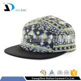 Guangzhou Daijun OEM Hot Sale Fashion Multi Panel Metal Buckle Men Custom Printing Snapback Hat