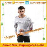 Custom Design Compression Shirts, White Lycra Compression Shirt thumbnail-1