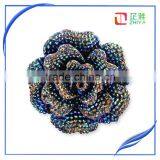 Bright Vibrant Colours Bow Resin Crafts Flat Back Resin Flower in AB Colors thumbnail-4