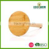 BSCI Factory High Quality Bamboo Wood Kitchen Roll Holder, Roll Holder Wholesale thumbnail-2