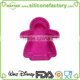 2015 Hot Selling Christmas Related Snowman Shaped Silicone Cake Molds thumbnail-2