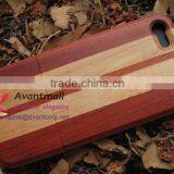 Real Red Wood and Maple Wood Mobile Phone Case For Iphone5