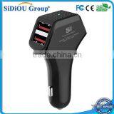 Sidiou Group 4 USB Port Car Charger High Output Car Charger for IOS and Andriod Devices