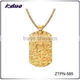 Men's Jewelry Gold Plating Skulls Pendant Necklace 2016 Punk thumbnail-1