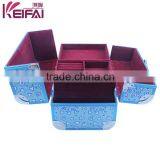 Buy Wholesale Direct From China Double Open Blue Aluminum Beauty Case With 4 Trays thumbnail-3