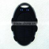 IPX6 Waterproof 5000mah Portable Solar Energy Power Bank