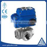3 Way Bsp Ball Valve With Electric Actuator thumbnail-1
