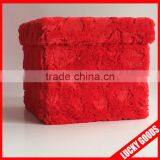 various colors and designs fabric storage box wholesale