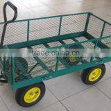 Heavy Duty Four Wheel Garden Trolley / Utility Mesh Cart thumbnail-4