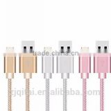 Wholesale Micro usb 1 in 2 cable with male to female