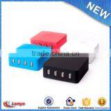 Home Appliance Portable Mini Multi 4 Usb Port Wall Charger for Phone thumbnail-5