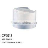 Liquid Emulsion Bottle Reusable Plastic Disc Caps, Double Wall thumbnail-2