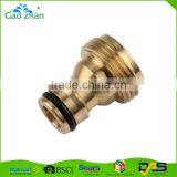Forged 3/4"Brass Male Threaded Garden Hose Quick Connector Union Brass Fitting For Pipe thumbnail-1
