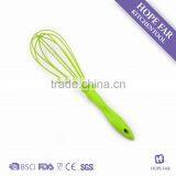 0300200 High Quality 12" Green Color Silicone Whisk With PP Handle thumbnail-1