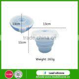 Multifunction Silicone Bowl With Lip / Universal Distinctive Silicone Bowl With Lid thumbnail-4