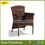 Wicker Bistro Chair Antiquited Rattan Hotel Chair thumbnail-1