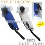 Portable Mini Plastic Handheld Fan With Led Light thumbnail-1
