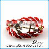 Cheap Handmade Customized Mens Anchor Bracelet, Nautical Rope Bracelet thumbnail-4