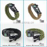 Letters Woven Paracord Bracelet, Thin Paracord Bracelet Custom Logo thumbnail-1
