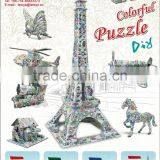 Newly-developed 3D Painting Paper Puzzle for Kids LT8884D thumbnail-3