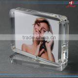 Handmade Square Acrylic Photo Frame/Rotating Acrylic Picture Frame/multi Photo Frame thumbnail-1