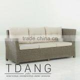 Salinas Wicker Right Hand Sofa 3 Seats - Weather Resistant Outdoor Wicker Love Seat thumbnail-1