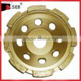 Sintered Single Row Diamond Grinding Cup Wheel thumbnail-1