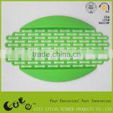 Flat Silicone Strainer Silicone Vegetable Fruit Water Strainer Silicone Kitchen Strainer