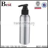 Round Metal Containers Aluminum Bottle With Cap Pump Cheap Black Gold Red Blue Color Metal Containers for Storage thumbnail-5