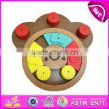 Wholesale Creative Paw Shape Wooden Interactive Dog Toys Best Design Pet IQ Training Wooden Interactive Dog Toys W06F035 thumbnail-4