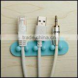 Wire Cord Plastic Cable Tidy Holder Drop Clip Organizer Line Fixer Winder,custom Plastic Cable Holder Clips Manfuacturer thumbnail-1