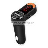 Wireless Bluetooth Car Kit With Portable Dual USB Car Charger Hands Free MP3 Player FM Transmitter thumbnail-1