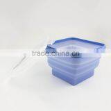 New Design High Quality Eco-friendly Reuseable Silicone Folding Bowls/lunch Boxes/storages thumbnail-1