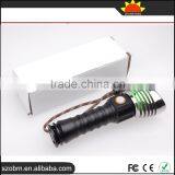 2016 Latest OEM XML-T6 3 Mode 1000 Lumens Focus Adjustable LED Flashlight thumbnail-4