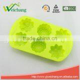 WCA094 6-Cavity Flower Shape Silicone Mold for Homemade Cake Cupcake Bread Muffin Pudding Jello and More thumbnail-2