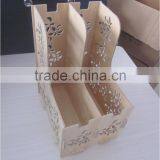 Wooden Table Case Unfinished Wood Case Portable File Case thumbnail-1