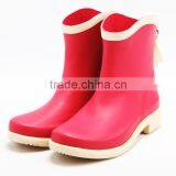 Ankle Women Fashion Rubber Rain Boots thumbnail-1