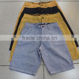 Cotton twill fabric cargo shorts in mens