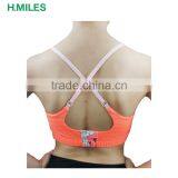 Reflective Quickdry Double Stitching Professional Sport Bra Top thumbnail-3