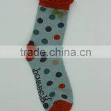 Lady Crew Socks Women Socks Ruffle Socks With Bow on Leg thumbnail-6